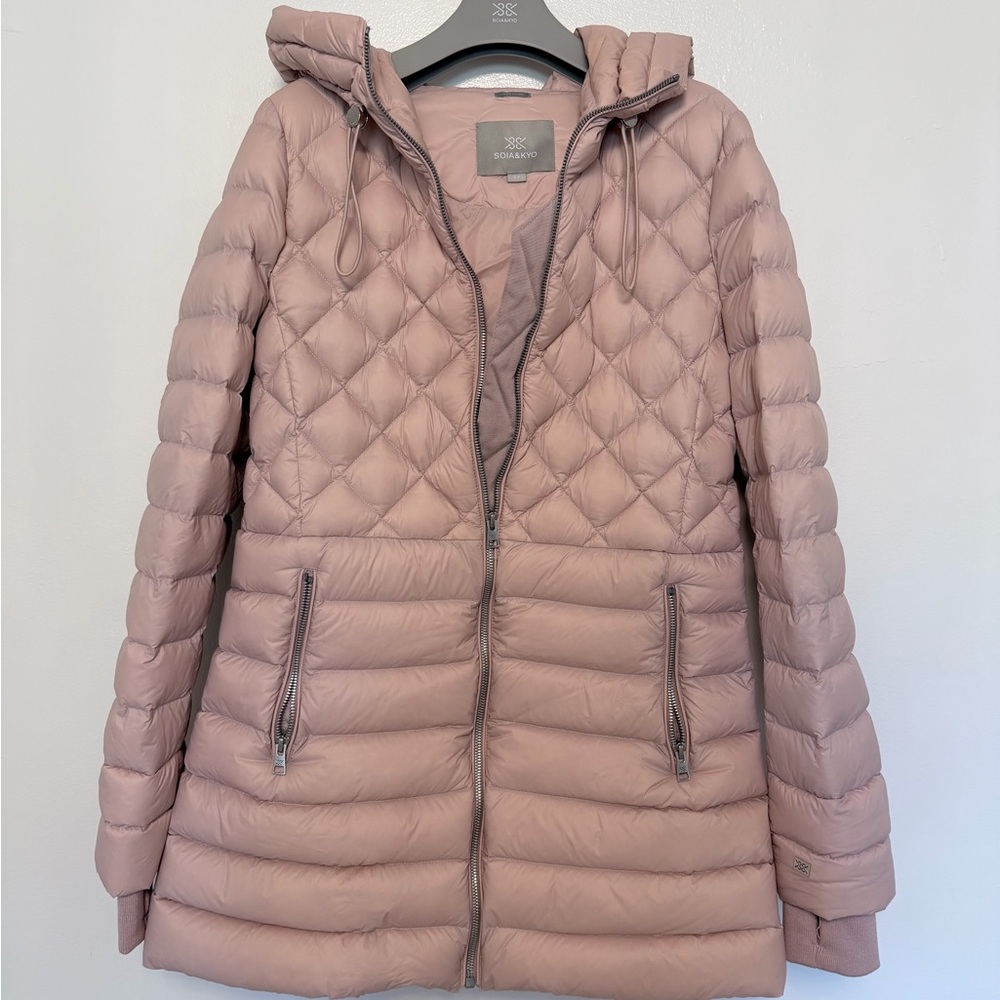 Soia & Kyo Light Pink Quilted Jacket